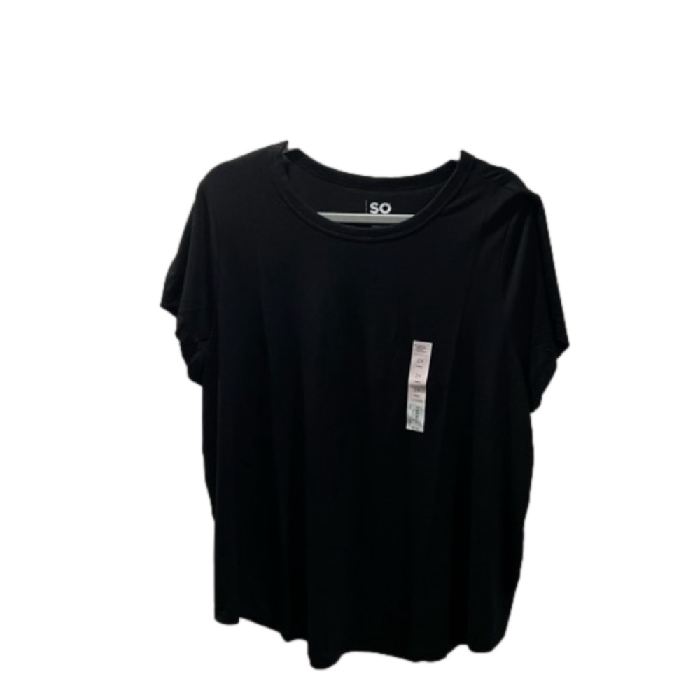 NWT SO Juniors|Black Tee|Size 2X